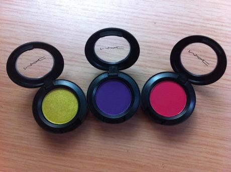 M.A.C. Fall Colour Eyeshadows