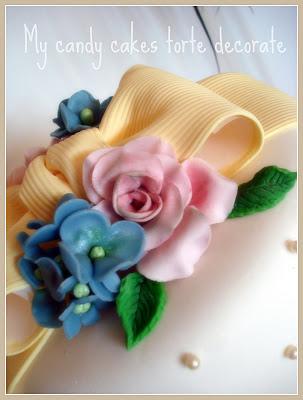 Yellow ribbon cake - Torta fiocco giallo