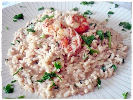 Risotto alla crema di gamberi…