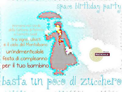 Basta un poco di zucchero...space birthday party a Villa Petriolo