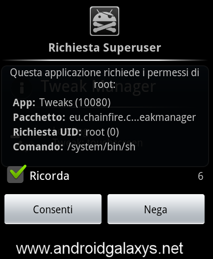 superuser permessi root e1310852664161   Guida al root del Galaxy S2 semplificata