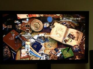 Uncharted 3 : diffuse immagini sul menu iniziale e di avvio del gioco