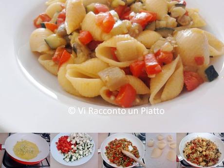 conchiglie verdure