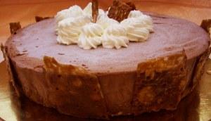 Cheesecake cioccolato fondente, nutella e rum (non cotto)