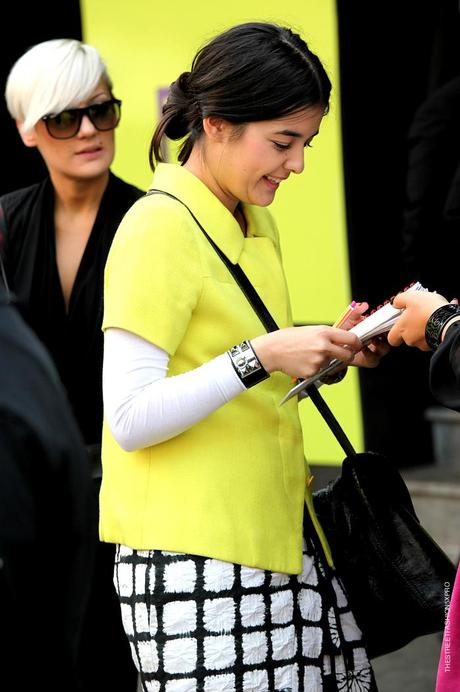 In the Street...Yellow #2, Milan & Paris