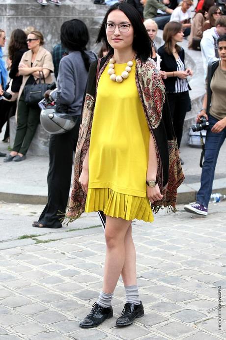 In the Street...Yellow #2, Milan & Paris