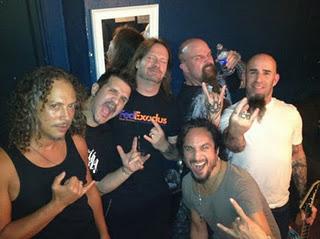 Kirk Hammet - Raggiunge gli Anthrax sul palco (video)