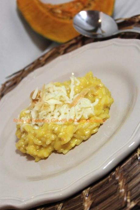 RISOTTO ALLA ZUCCA CON SCAMORZA AFFUMICATA di Dolcipensieri