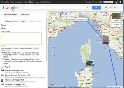 I Mille e Google Maps