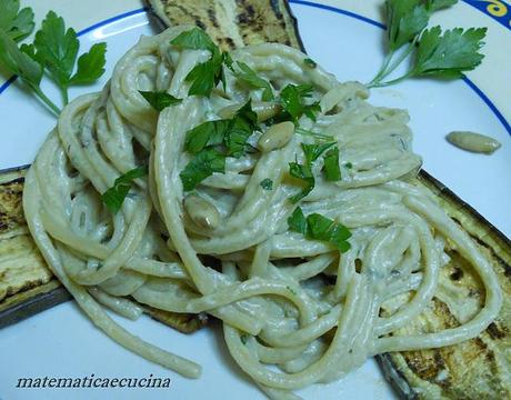 Vermicelli con Melanzane e Panna di Soia