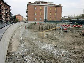 Il biciparco del piazzale della stazione di Fidenza