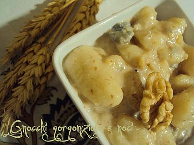 gnocchi con gorgonzola e noci