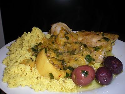 Tajine di Pollo con Olive e Limone Confit