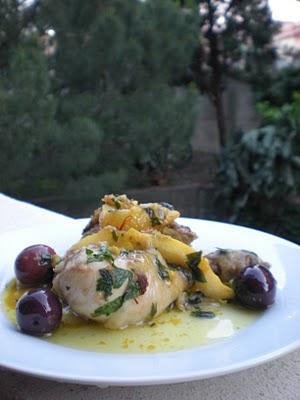 Tajine di Pollo con Olive e Limone Confit