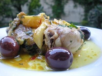 Tajine di Pollo con Olive e Limone Confit