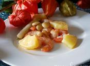 Code mezzancolle agrodolce ananas, mandorle Gelatina Extra Falanghina