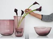 Vasi lilla vetro design