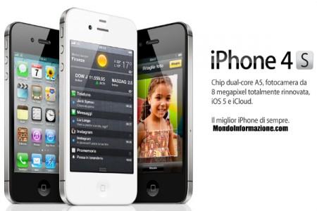 iPhone 4S Apple com 450x300 Apple iPhone 4S: Prezzi, Modelli e Disponibilità in Italia