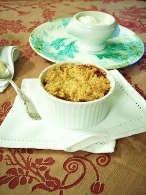 Apple crumble de Pierre Hermé and Happy B - day Grandma