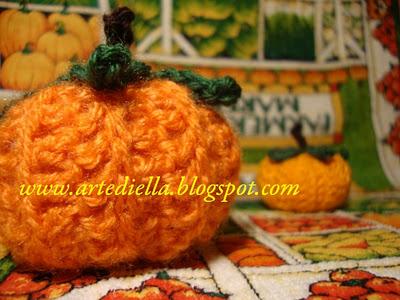 zucca all'uncinetto.video tutorial. halloween