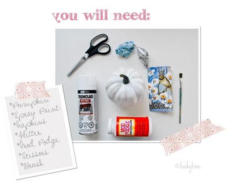 Fall decorative pumpkins