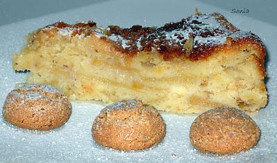 Torta di mele e amaretti