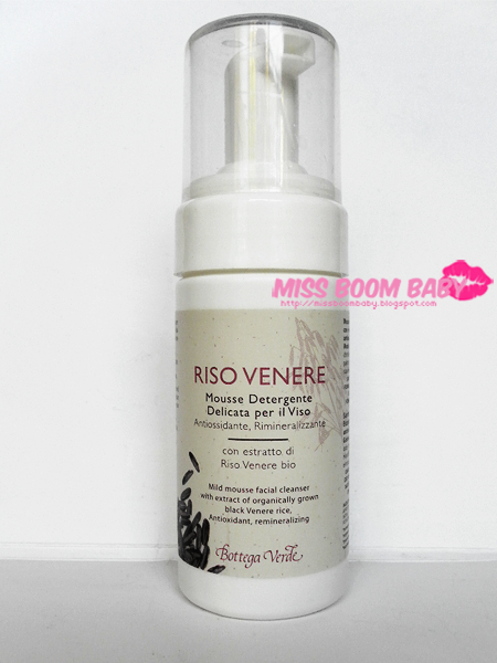 Review: Mousse detergente Riso Venere bio - Bottega Verde