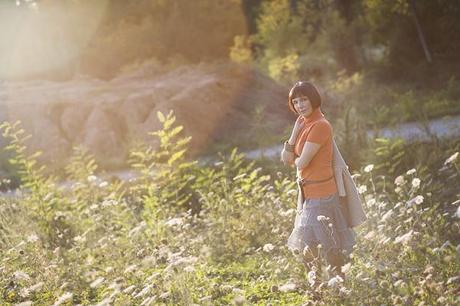 Dancing in the grass: my green skirt of tulle