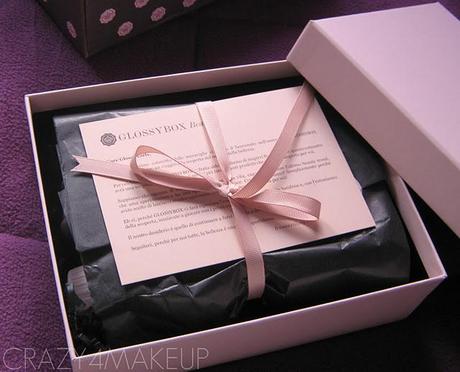 Ecco a voi... La mia GLOSSY BOX [apertura del pacco]