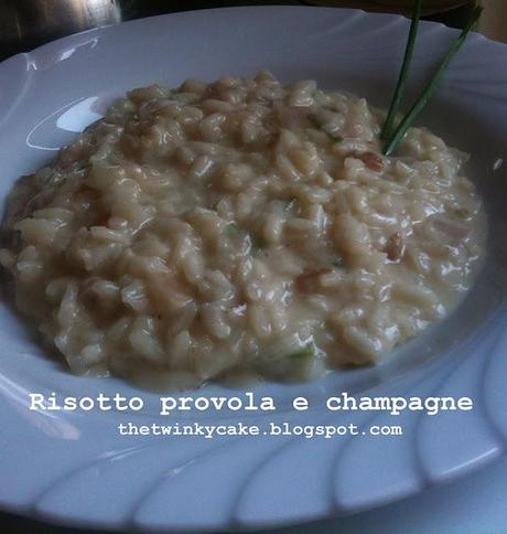 Risotto  provola e champagne