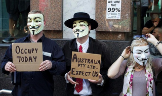 Diario Rivolte dei 99% – Pag. 3 – 22-25 ottobre – Vietato protestare per i diritti civili – Australia: Occupiamo Sydney, Non la Palestina