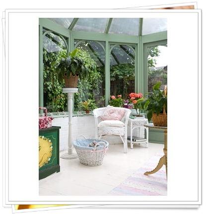 Appuntamento al cottage: the conservatory...