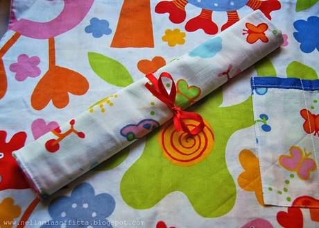 Tutorial: come cucire una tovaglietta porta-posate per bambini