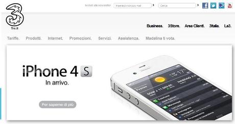 iPhone 4S in arrivo, 3 ITA annuncia la notte bianca!