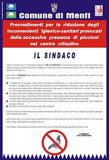 Provvedimenti igenico- sanitari contro i piccioni a Menfi