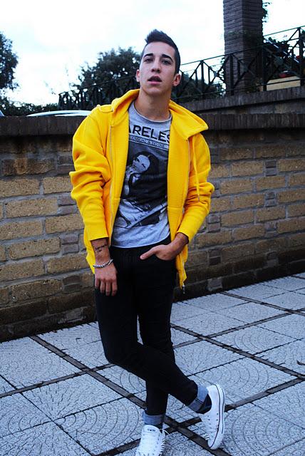 Yellow sweatshirt || OUTFIT post