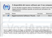 Disponibile Aggiornamento Software Thunderbolt.