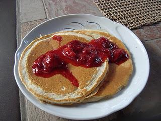 Pancake alle fragole di Nigella