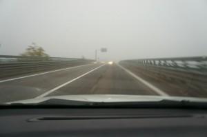 Finalmente la prima nebbia