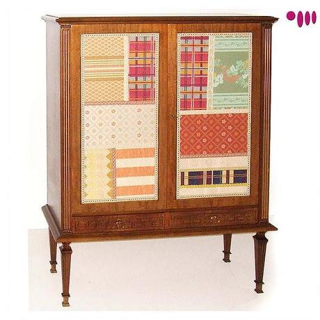 Credenza impero tessuto patchwork design myArtistic