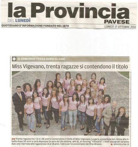 Miss Vigevano press and pictures !