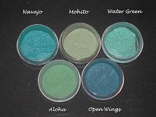 Aleguaras Minerals: Ombretti azzurri e verdi (parte prima)