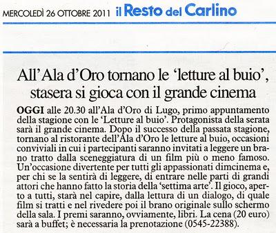 La rassegna stampa di ottobre