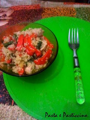 COUS COUS CON POLLO,FAGIOLINI