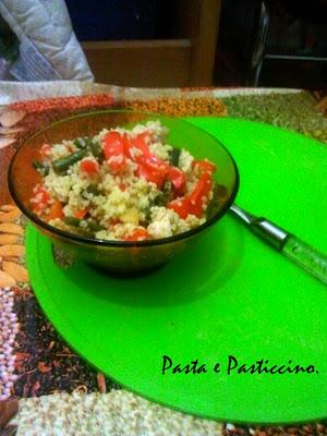 COUS COUS CON POLLO,FAGIOLINI