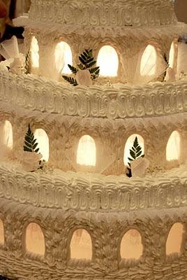 Matrimonio illuminato con spettacolo incluso...