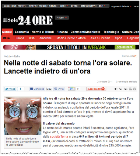 Flavio Cattaneo (Terna): torna l'ora solare. Lancette indietro di un'ora