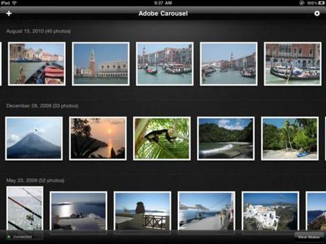 Adobe rilascia Carousel, servizio di storage foto e condivisione sui Social Network