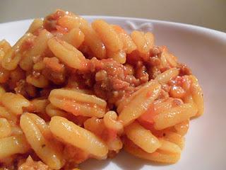 GNOCCHETTI SARDI CON RAGU' DI SALSICCIA E ZAFFERANO...