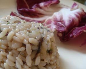 risotto al radicchio e gorgonzola